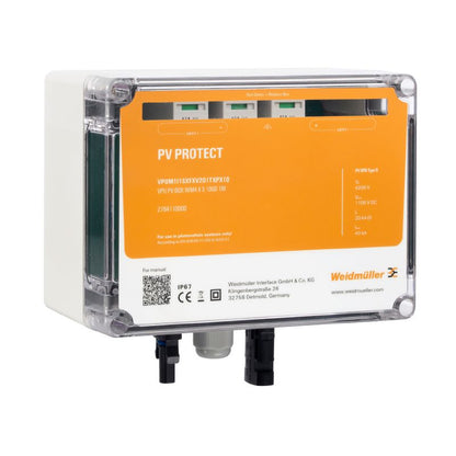 2764160000 - Surge Protected DC Inverter Box, 1500V, IP65/IP67, Compact Design