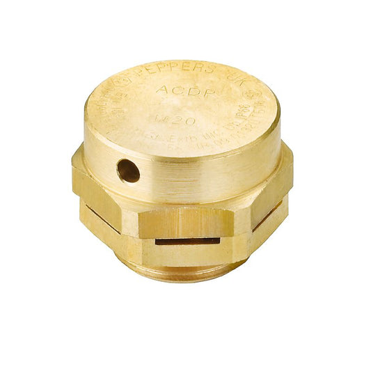 2519520000 - Brass Cable Gland, 12mm Height, IP66 Protection