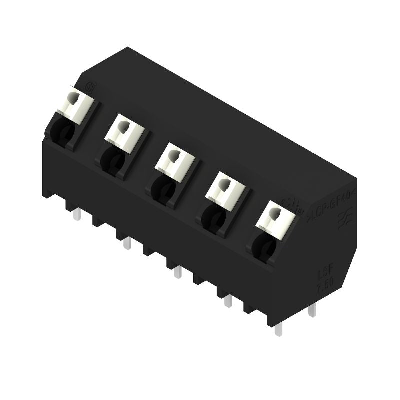 1886140000 - 7.50mm 5-Pole Circuit Board Terminal, 135° Angle  (Pack of 16)