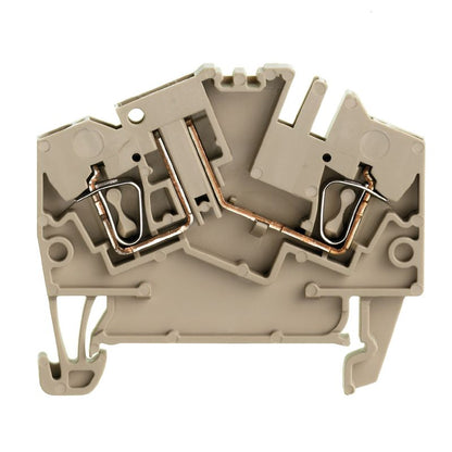 1779020000 - Compact Dark Beige Test-Disconnect Terminal for TS 35 Rails  (Pack of 50)