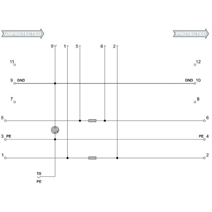 8924280000 - Compact Surge Protection Flange Housing with UL Certification