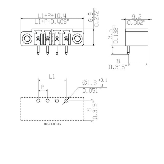 2643050000 - RoHS Compliant CH 3.81/03/90F with UL Certification  (Pack of 576)
