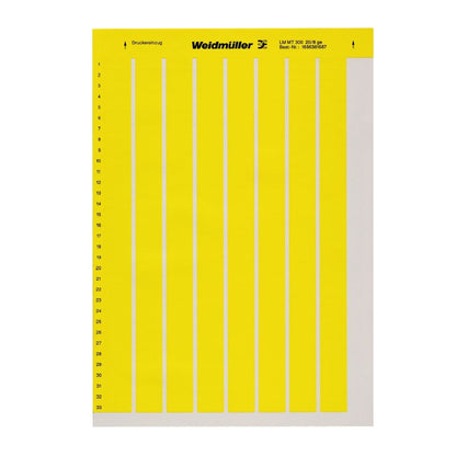1686381687 - Yellow 8x20mm Laser Marker, RoHS Compliant, Temp Range -40° to +150°C  (Pack of 10)