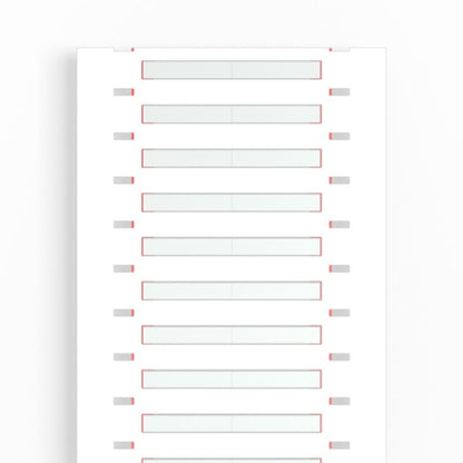 2437830000 - White Cable Marker for 1.2-2.4mm Conductors, RoHS Compliant  (Pack of 2000)