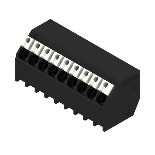 1887670000 - 3.50mm Pitch PCB Terminal, 135° Angle, Black PUSH IN  (Pack of 190)