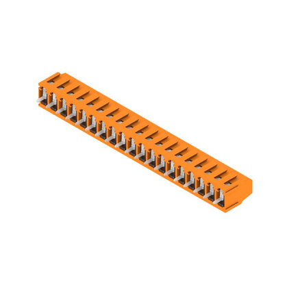 1234150000 - 5.00mm 19-Pole Orange PCB Terminal with 90° Connection  (Pack of 18)