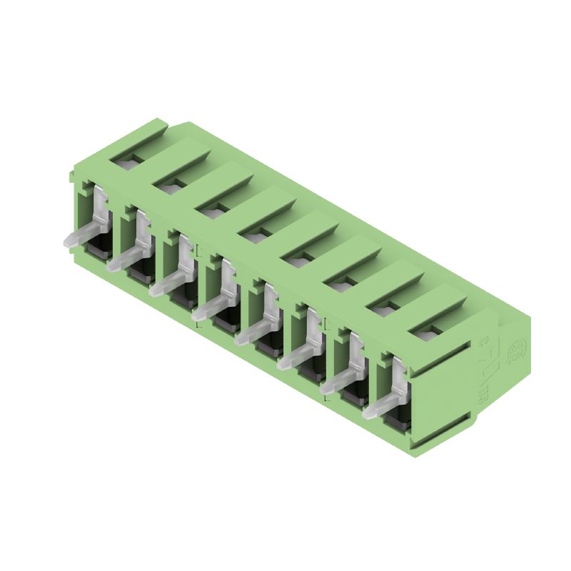 1915640000 - 5.08mm 8-Pole PCB Terminals with 90° Angled Solder Pins  (Pack of 42)