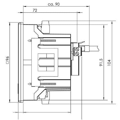 2540910000 - High-Accuracy Energy Meter for 1-Phase & 3-Phase Systems