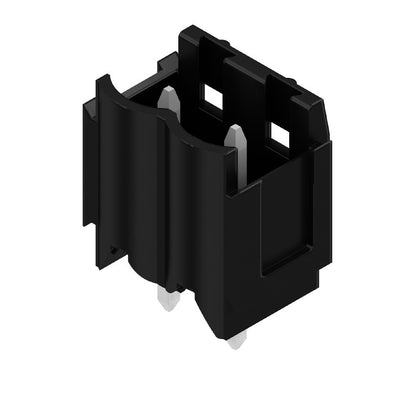 1211250000 - 2-Pole 5mm PCB Connector with 180° Elbow & Tinned Pins  (Pack of 100)