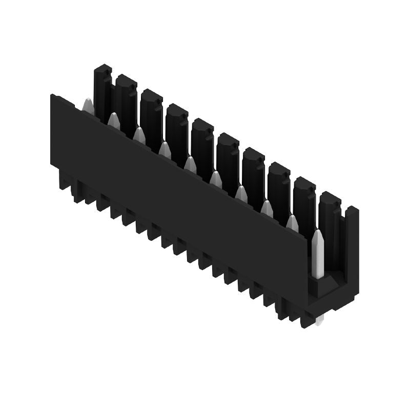 1760812001 - 10-Pole 3.50mm PCB Connector, 180° Orientation, Black  (Pack of 50)