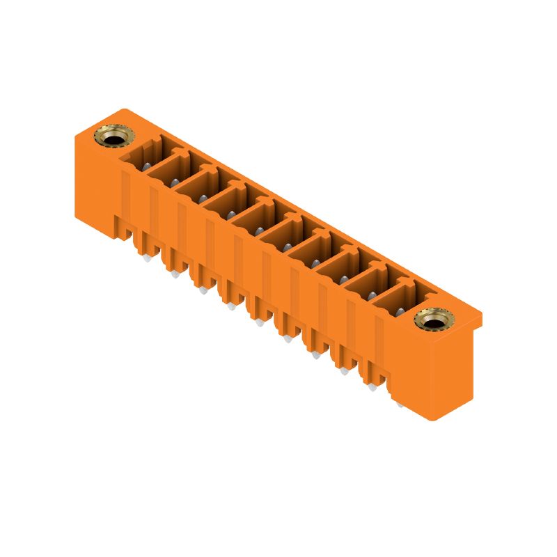 1943260000 - 10-Pole Orange PCB Connector, 3.81mm Pitch, THT Solder  (Pack of 36)