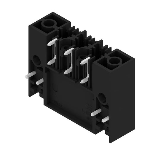 2499690000 - 7.62mm 3-Pole Black PCB Connector with Solder Flange  (Pack of 48)