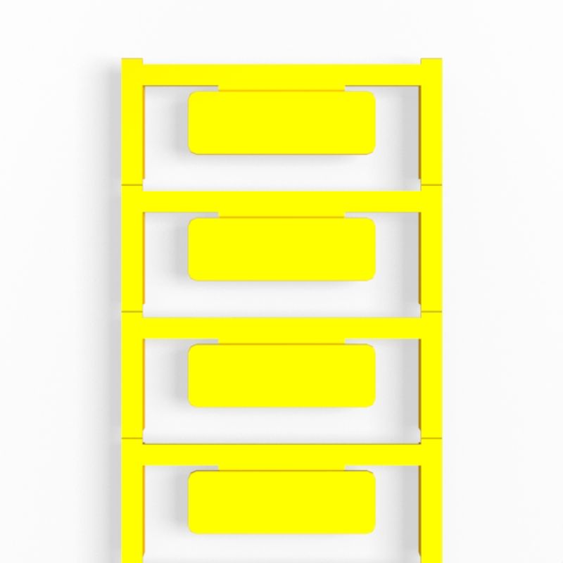 1111230000 - 15x45mm Yellow ClipCard Marker - RoHS Compliant Polyamide 66  (Pack of 40)