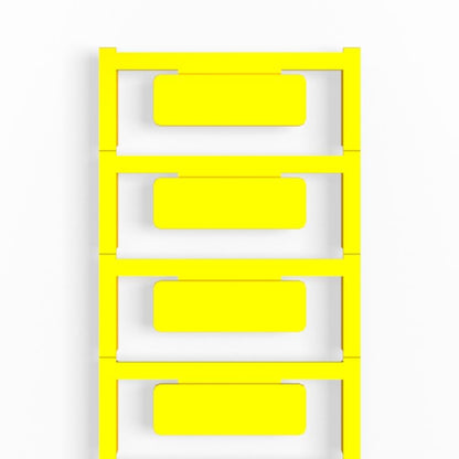 1111230000 - 15x45mm Yellow ClipCard Marker - RoHS Compliant Polyamide 66  (Pack of 40)