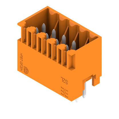 1728810000 - Orange 10-Pole PCB Connector, 180° Angle, 3.5mm Pins  (Pack of 96)