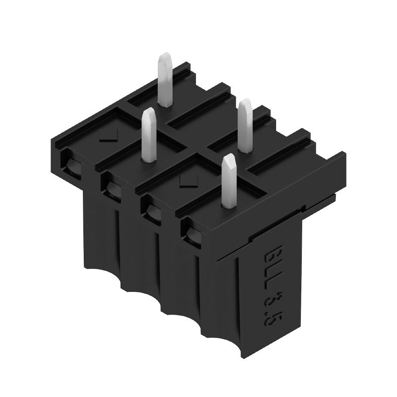 1376270000 - 3.50mm Female PCB Connector, 4-Pole, 180° Angle, Tinned Black  (Pack of 38)