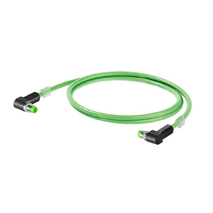 2706220030 - 3m PROFINET Dragline Cable with M8 D-Code Connectors IP67