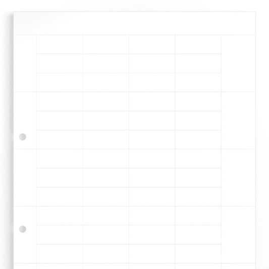 1607710000 - Set of 10 White Terminal Markers, 40 x 16.5 mm  (Pack of 10)