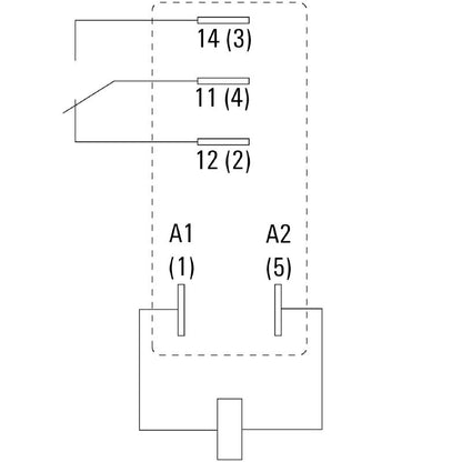 7760056302 - 230V AC DRI Relay, 10A, Single CO Contact  (Pack of 20)