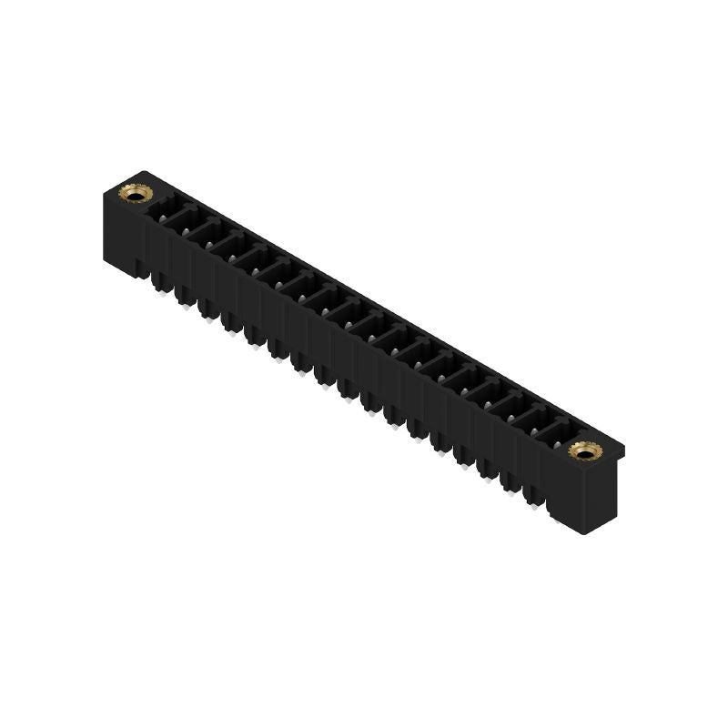 1943530000 - 3.81mm 18-Pole Black PCB Header Connector, THT Flange Design  (Pack of 18)