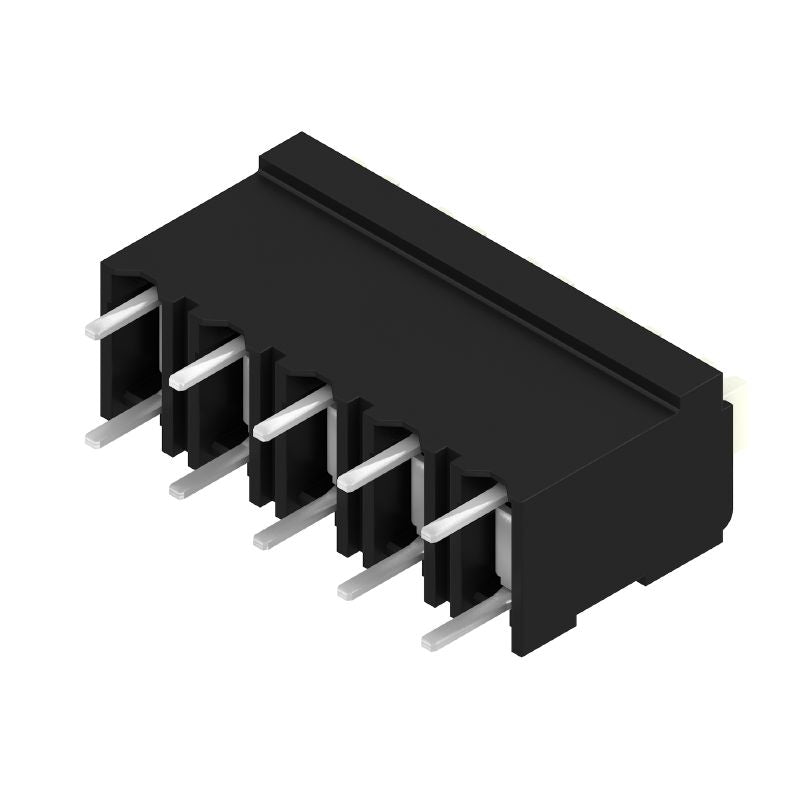 1826080000 - 5-Pole 5.08mm Push-In PCB Terminal, 180° Orientation, Black  (Pack of 22)