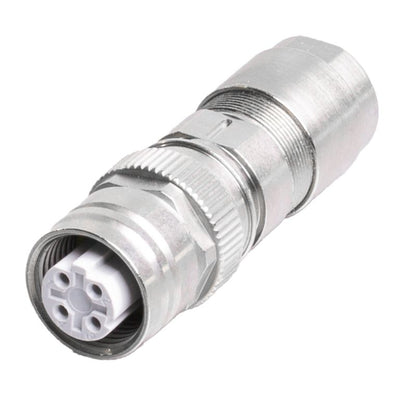 2672420000 - IP67 M12 Connector, 4-Pole, Gold-Plated, 4-9mm Cables