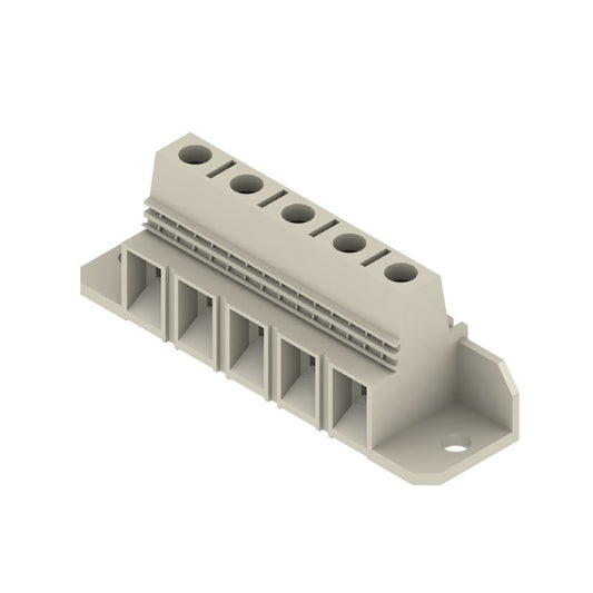 1806470000 - 15mm PCB Terminal, 5-Pole, 4.5mm Solder Pin, Pebble Grey  (Pack of 20)