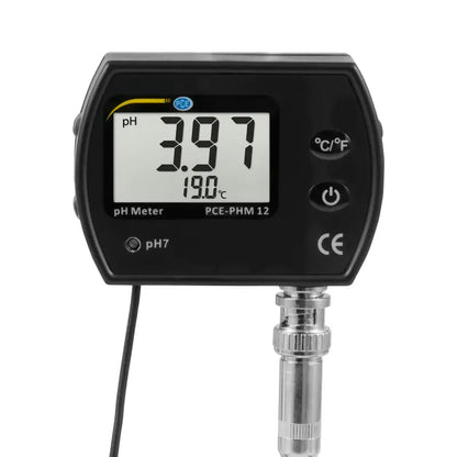 PCE-PHM 12 - Precise Aquarium pH Meter with Temperature Compensation up to 50°C