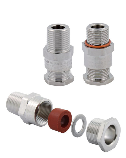 1185280000 - M16 Stainless Steel Cable Gland, Ex e/d, Ø4.5-8.7mm  (Pack of 24)