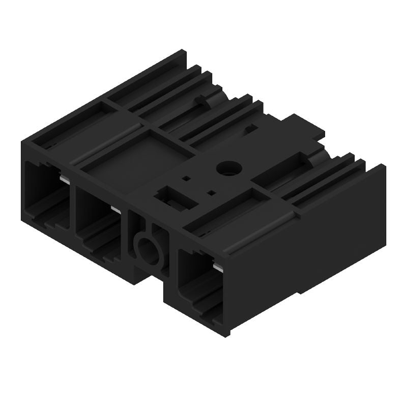 1157320000 - 3-Pole 10.16mm PCB Male Header Connector with Black Finish  (Pack of 42)