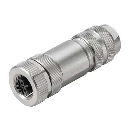 8426220000 - M12 Field Attachable Connector, 4 Poles, 6-8mm Compatibility