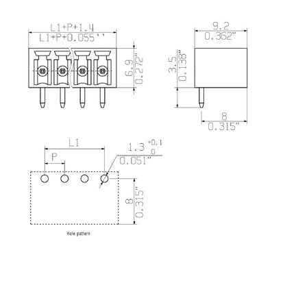 2641680000 - 3.5mm 18-Pole Connector with RoHS Compliant Insulation  (Pack of 168)