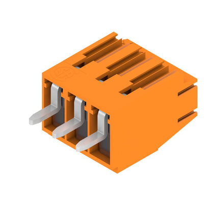 1667770000 - 3-Pole PCB Terminal with 3.50mm Spacing and Orange Clamp  (Pack of 168)