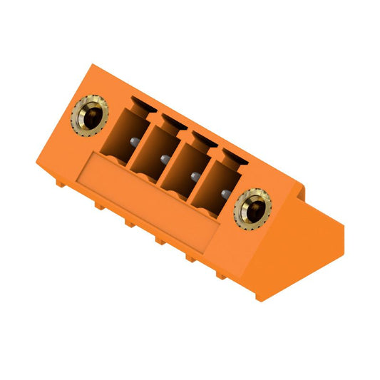 1976760000 - 3.81mm Pitch Orange PCB Connector, 4 Poles, THT Solder  (Pack of 50)