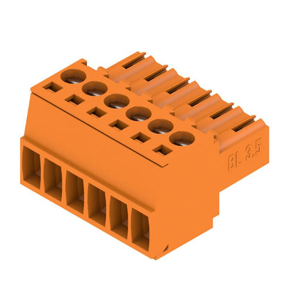 1597400000 - 3.50mm 6-Pole Female PCB Connector, 180° Clamping  (Pack of 84)