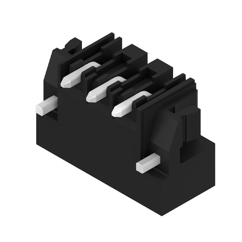 1805320000 - 3-Pole 3.50mm Black PCB Male Header Connector with Solder Flange  (Pack of 385)