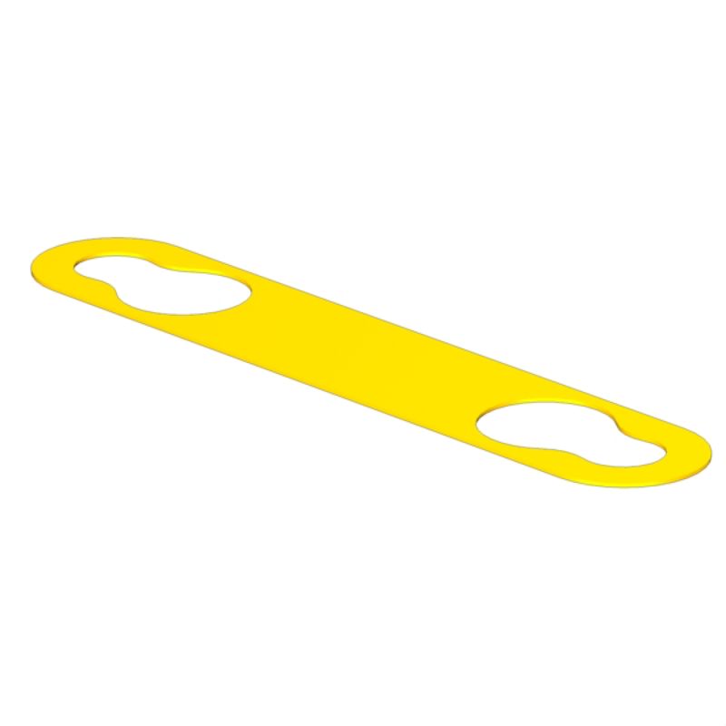 2006150000 - Yellow Polyester Cable Marker for 5-8 mm Wires, 32x10 mm  (Pack of 2000)