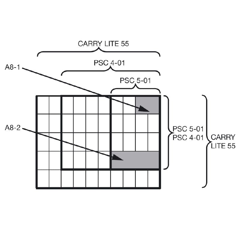 9028460000 - 47x55mm Organizing Insert for Assortment Case  (Pack of 100)