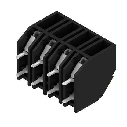 1079670000 - 5.00mm 4-Pole PCB Terminal, 135° Angle, Black  (Pack of 190)