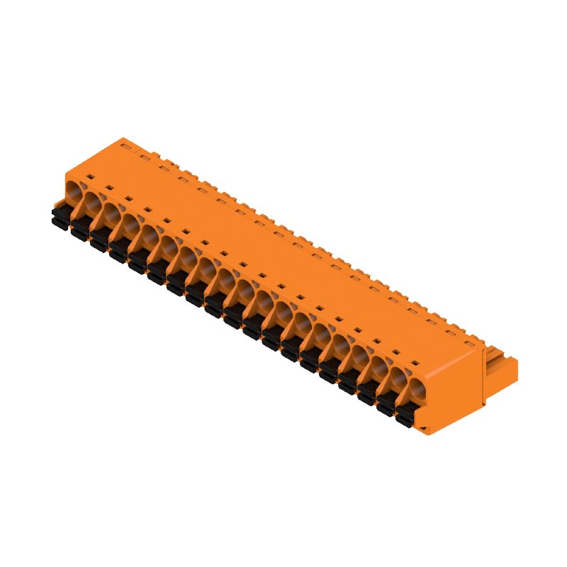 1211760000 - 180° 19-Pole Female Connector with Push-In Mechanism  (Pack of 18)