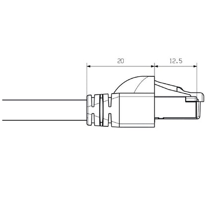 2813820020 - 2m Cat.5e RJ45 Patch Cable, IP30 Rated