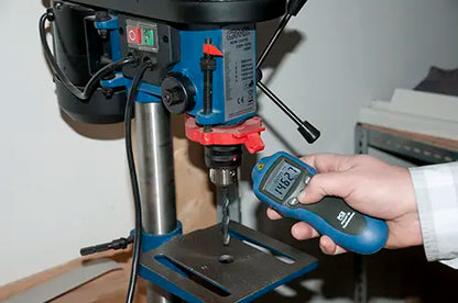 PCE-DT 65 - Digital Handheld Tachometer with Laser and Probes