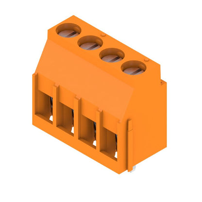 1001720000 - 5mm Orange PCB Terminal, 4 Poles, 90° Angle  (Pack of 90)