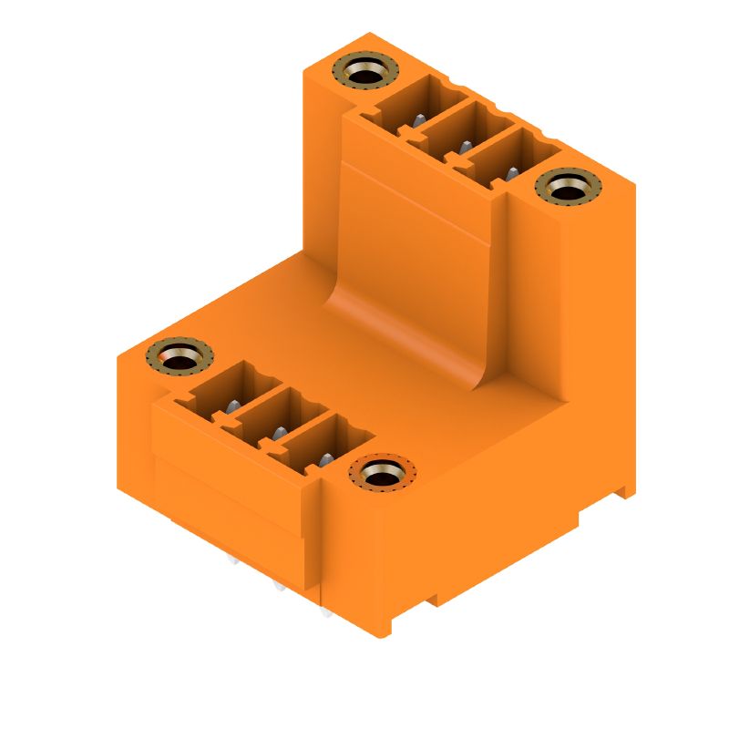 1034990000 - 3.81mm Male Header Connector, 6 Poles, 180° Angle, Orange  (Pack of 50)