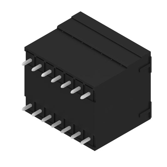1031010000 - 14-Pole Solderable PCB Connector, Tinned, 180° Angle  (Pack of 50)