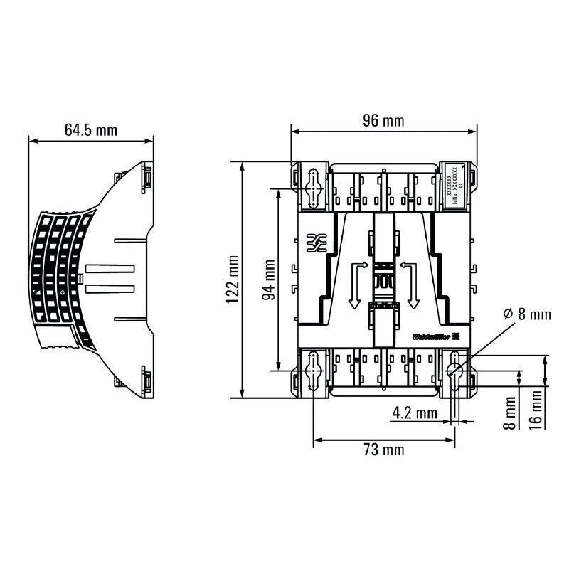 2483990000 - Draka EHC Compatible Wiring Box for Elevator Shafts