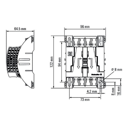 2483990000 - Draka EHC Compatible Wiring Box for Elevator Shafts