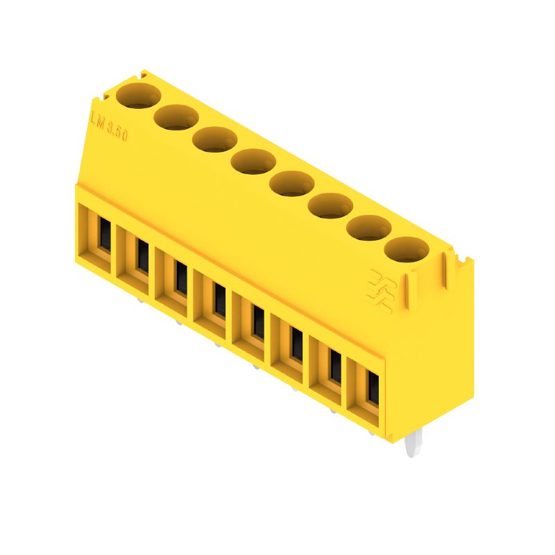 2462900000 - 3.50mm Yellow PCB Terminal, 8 Poles, 90° Angle  (Pack of 60)