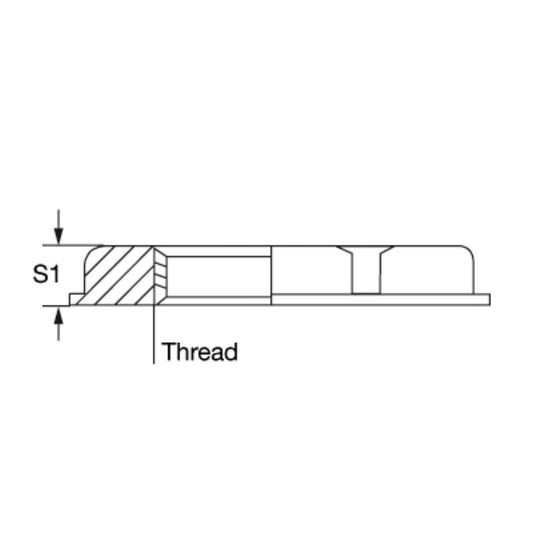 1698220000 - PG 21 Locknut, 41.58mm PA6, -40°C to 100°C  (Pack of 100)