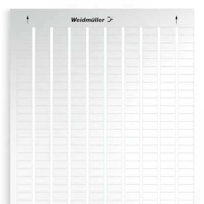 1724150001 - 9x17.8mm Silver Polyester Device Markers, 3410 Stickers  (Pack of 10)